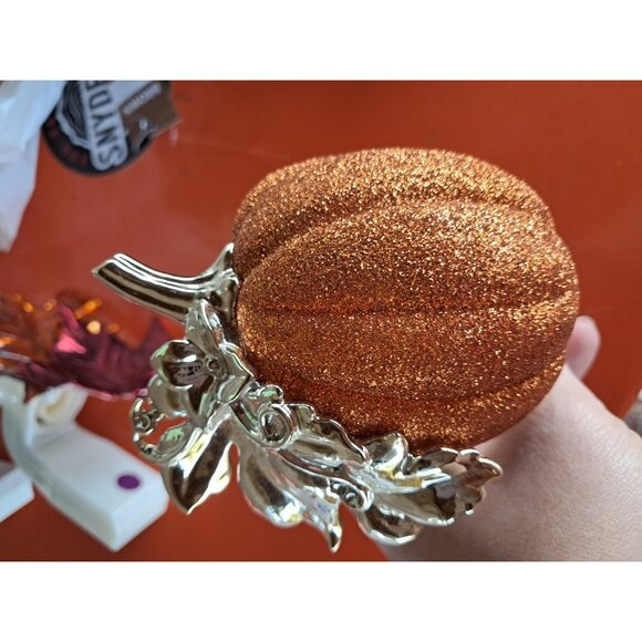 BATH & BODY WORKS Orange Pumpkin LIGHT UP WALLFLOWER FRAGRANCE PLUG IN - Picture 3 of 3